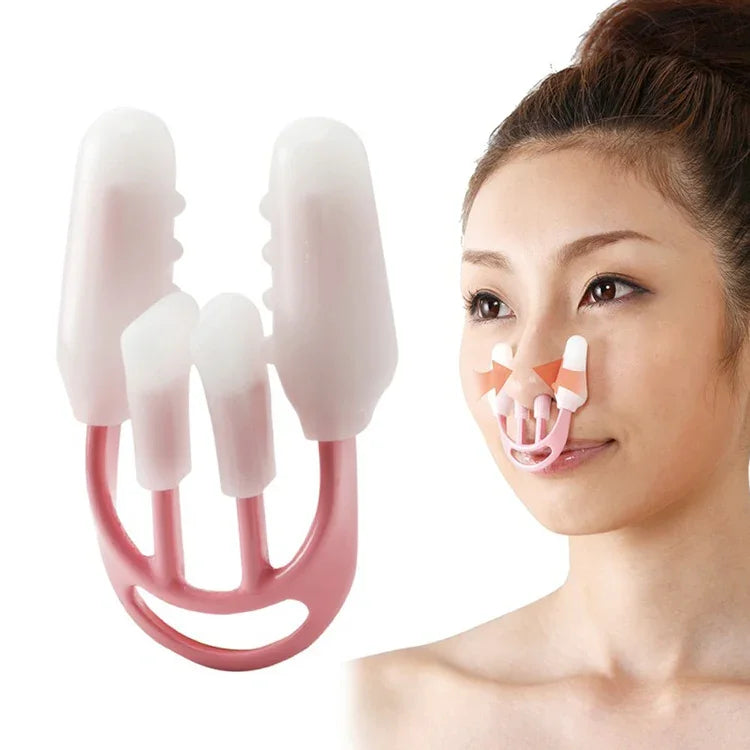 ที่หนีบจมูก อุปกรณ์ดัดจมูก เพิ่มความสูงสันจมูก เครื่องมือเสริมความงามจมูก
