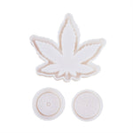 DIY Crystal Epoxy Mold Maple Leaf Ashtray Tooth Grinding Cigarette Grinding Combination Silicone Mold, Maple Leaf  Shape