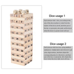 54pcs /Set Childrens Educational Building Block Toys Stacking Game