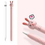 ซิลิโคนลายการ์ตูน ปากกาคาปาซิทีฟ ป้องกันลื่นและกันตก สำหรับ Apple Pencil 1