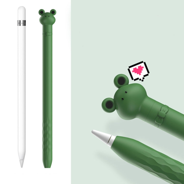 ซิลิโคนลายการ์ตูน ปากกาคาปาซิทีฟ ป้องกันลื่นและกันตก สำหรับ Apple Pencil 1