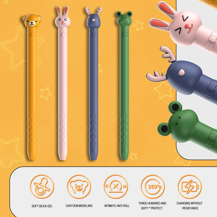 ซิลิโคนลายการ์ตูน ปากกาคาปาซิทีฟ ป้องกันลื่นและกันตก สำหรับ Apple Pencil 1