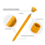 ซิลิโคนลายการ์ตูน ปากกาคาปาซิทีฟ ป้องกันลื่นและกันตก สำหรับ Apple Pencil 1