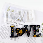 แม่พิมพ์ซิลิโคนตัวอักษรเรซิ่นคริสตัล DIY แม่พิมพ์ตัวอักษรลบ MD3300_LOVE, แม่พิมพ์ตัวอักษรลบ MD3301_HOME, แม่พิมพ์ตัวอักษรลบ MD3302_Family, แม่พิมพ์ตัวอักษรบวก MD3313_LOVE, แม่พิมพ์ตัวอักษรบวก MD3314_HOME, แม่พิมพ์ตัวอักษรบวก MD3315_FAMILY