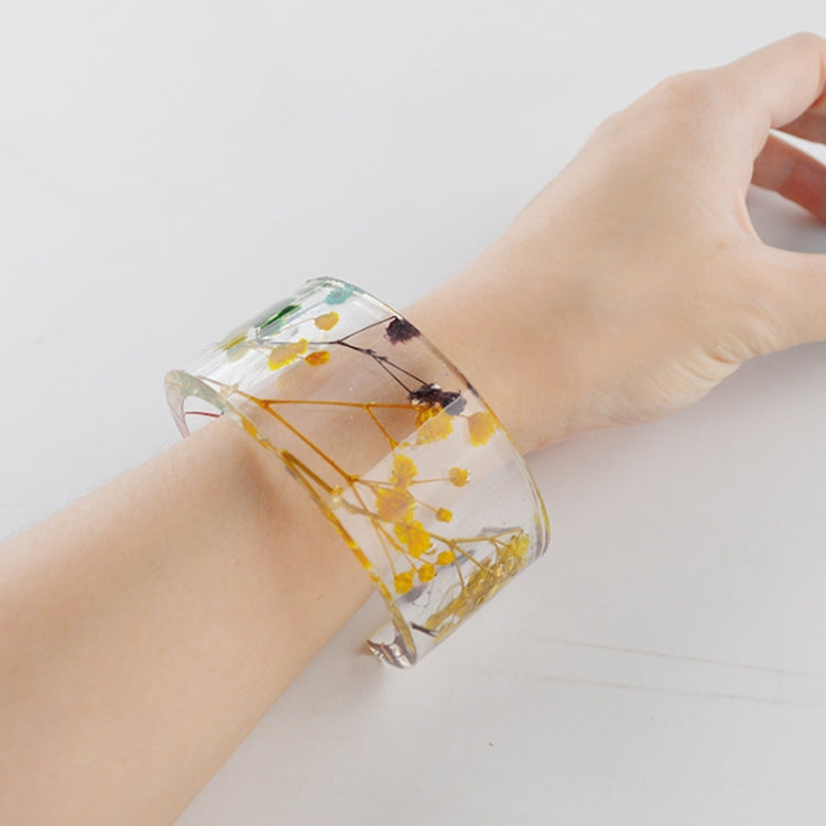 C Type Bracelet Half-Opening Mould DIY Crystal Epoxy Silicone Mould, MD1005