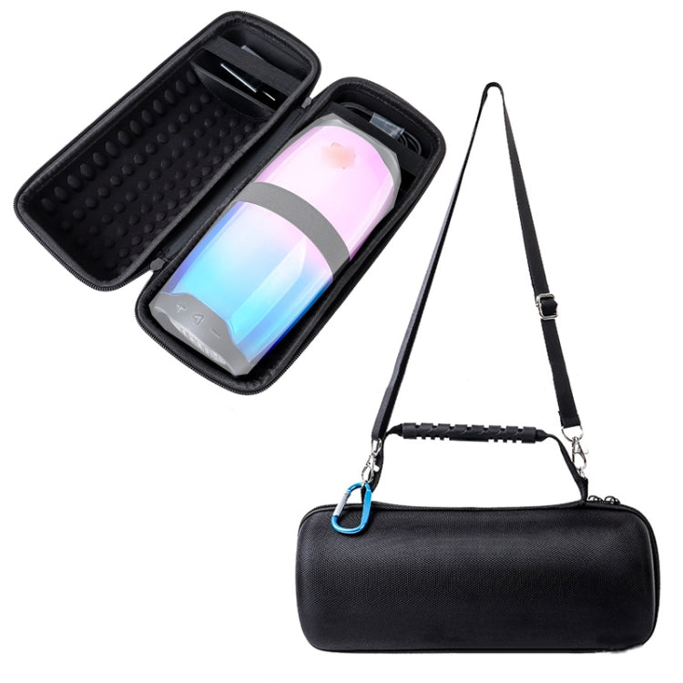 P403 กระเป๋าใส่ลำโพง EVA สำหรับ JBL Pulse 4 กล่องเก็บของแบบพกพากันน้ำ พร้อมสายสะพายและตะขอ
