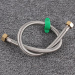 304 Stainless Steel Metal Knitting Hose Toilet Water Heater Hot And Cold Water High Pressure Pipe 4/8 Inch DN15 Connecting Pipe, 30cm Steel Hat, 40cm Steel Hat, 50cm Steel Hat, 60cm Steel Hat, 70cm Steel Hat, 80cm Steel Hat, 1m Steel Hat, 1.2m Steel Ha...