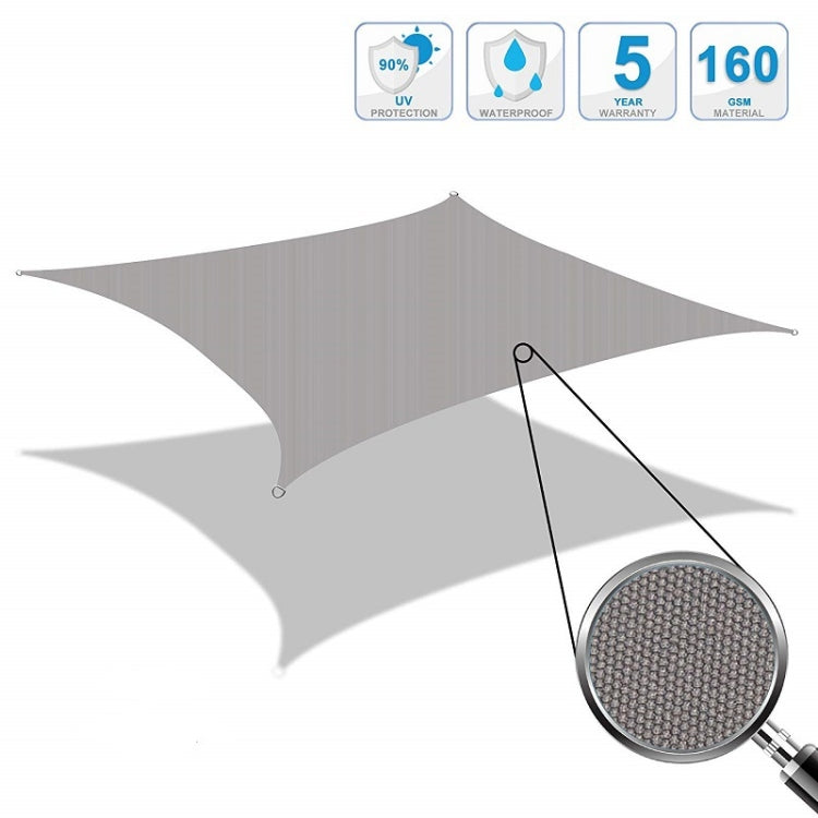 Outdoor Garden Sunshade Sail Waterproof Anti-UV Canopy, Size: 3m x 4m, 3m x 4m