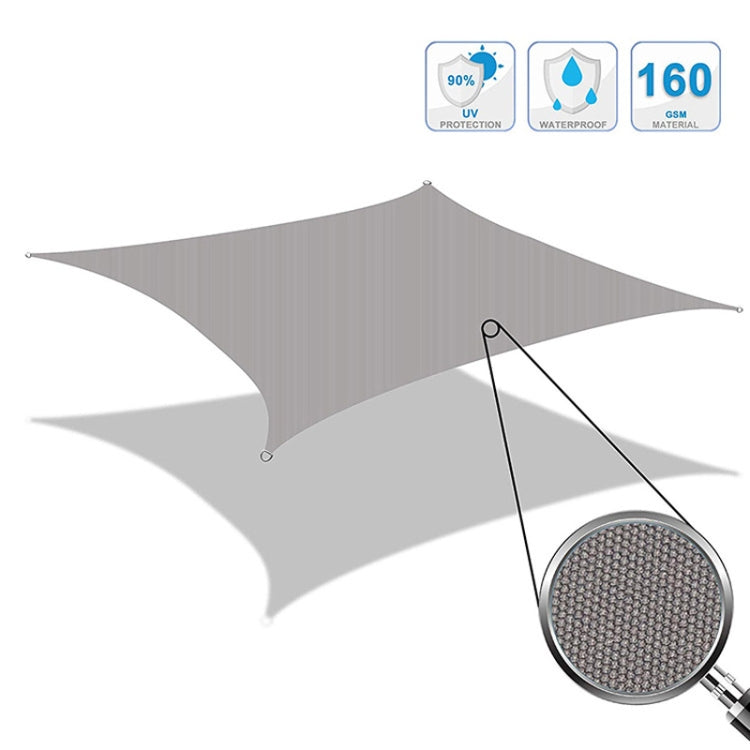 ผ้าใบกันแดดกันน้ำสำหรับสวนกลางแจ้ง ป้องกันรังสี UV ขนาด: 4m x 5m, 4m x 5m