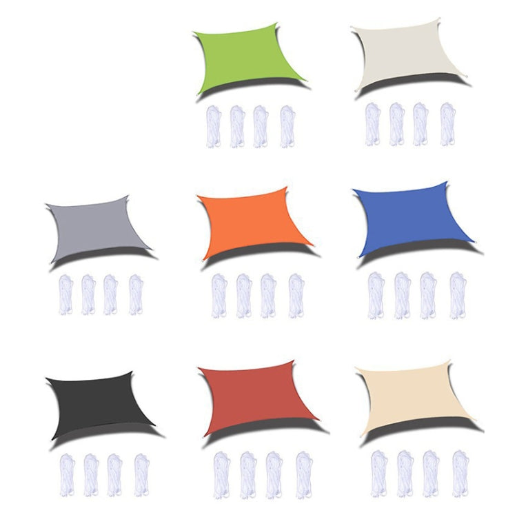 ผ้าใบกันแดดกันน้ำสำหรับสวนกลางแจ้ง ป้องกันรังสี UV ขนาด: 3m x 3m, 3m x 3m