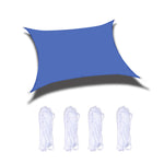 ผ้าใบกันแดดกันน้ำสำหรับสวนกลางแจ้ง ป้องกันรังสี UV ขนาด: 4m x 4m, 4m x 4m
