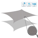 ผ้าใบกันแดดกันน้ำสำหรับสวนกลางแจ้ง ป้องกันรังสี UV ขนาด: 4m x 4m, 4m x 4m