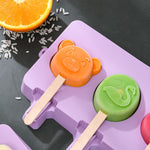 แม่พิมพ์ไอศกรีมแท่งซิลิโคนลายการ์ตูนน่ารักสำหรับเด็ก ทำเองได้, ผลไม้ขนาดใหญ่