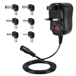 อะแดปเตอร์จ่ายไฟสวิตช์ปรับแรงดันไฟฟ้า C5 3-12V 12W พร้อมหัว DC, ปลั๊ก US, ปลั๊ก UK, ปลั๊ก EU