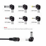 อะแดปเตอร์จ่ายไฟสวิตช์ปรับแรงดันไฟฟ้า C5 3-12V 12W พร้อมหัว DC, ปลั๊ก US, ปลั๊ก UK, ปลั๊ก EU