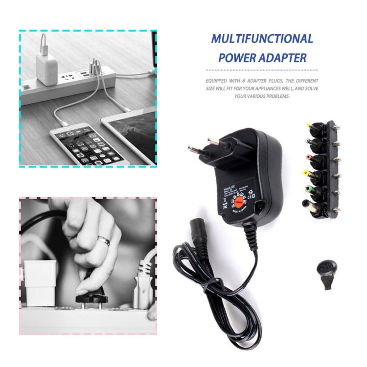 อะแดปเตอร์จ่ายไฟสวิตช์ปรับแรงดันไฟฟ้า C5 3-12V 12W พร้อมหัว DC, ปลั๊ก US, ปลั๊ก UK, ปลั๊ก EU