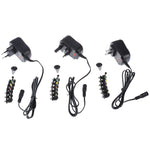 อะแดปเตอร์จ่ายไฟสวิตช์ปรับแรงดันไฟฟ้า C5 3-12V 12W พร้อมหัว DC, ปลั๊ก US, ปลั๊ก UK, ปลั๊ก EU