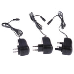 อะแดปเตอร์จ่ายไฟสวิตช์ปรับแรงดันไฟฟ้า C5 3-12V 12W พร้อมหัว DC, ปลั๊ก US, ปลั๊ก UK, ปลั๊ก EU