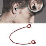 3 ชิ้น สายซิลิโคนกันหายสำหรับหูฟังบลูทูธแบบสปอร์ต Samsung GALAXY Buds 1 / 2, สีดำ, สีขาว, สีแดง, สีน้ำเงิน