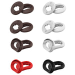 2 ชุด ฝาครอบจุกหูฟังซิลิโคนสำหรับหูฟังบลูทูธ Samsung Galaxy Buds Live, สีดำ 2 คู่, สีแดง 2 คู่, สีน้ำตาล 2 คู่, สีขาว 2 คู่