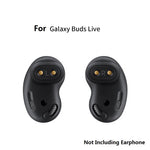 2 ชุด ฝาครอบจุกหูฟังซิลิโคนสำหรับหูฟังบลูทูธ Samsung Galaxy Buds Live, สีดำ 2 คู่, สีแดง 2 คู่, สีน้ำตาล 2 คู่, สีขาว 2 คู่