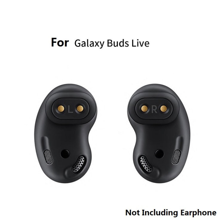 2 ชุด ฝาครอบจุกหูฟังซิลิโคนสำหรับหูฟังบลูทูธ Samsung Galaxy Buds Live, สีดำ 2 คู่, สีแดง 2 คู่, สีน้ำตาล 2 คู่, สีขาว 2 คู่
