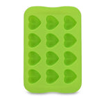Silicone Chocolate Mold Tray Creative Geometry Shaped Ice Cube Cake decoration Mold, Round, Square, Heart, Star