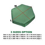 210D Oxford Cloth Hexagonal Bunker Cover UV-Proof Dust-Proof And Waterproof Toy Cover, 230x200cm, 180x150cm, 140x110cm