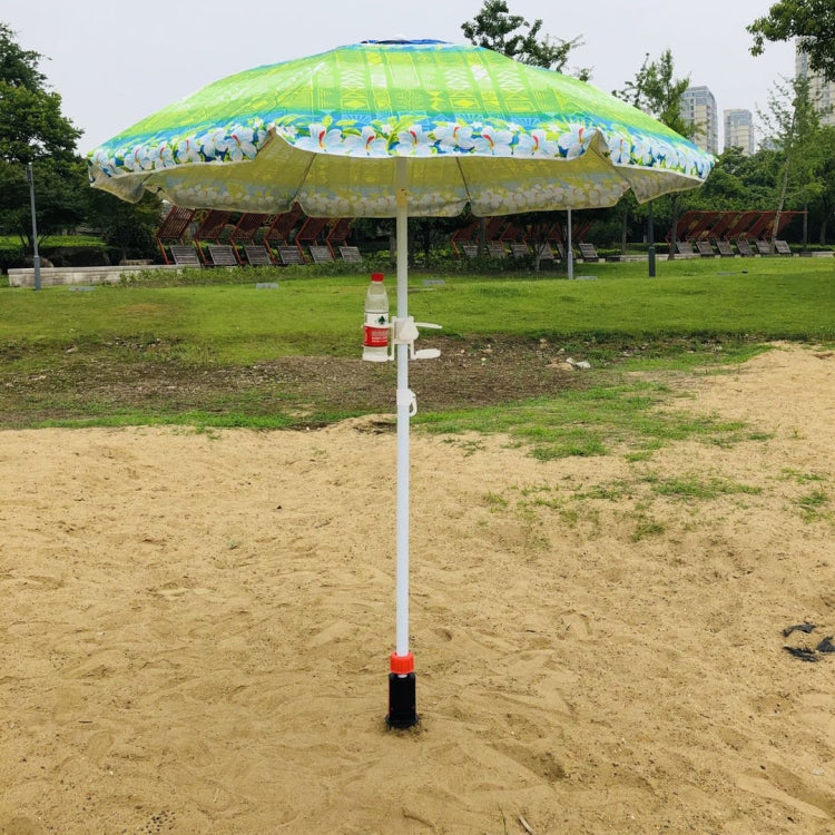 อุปกรณ์ร่มชายหาดกลางแจ้ง ขนาดท่อ 32mm ปลั๊กดินเกลียวพลาสติกพกพาขนาดใหญ่, อุปกรณ์ร่มชายหาด 32mm