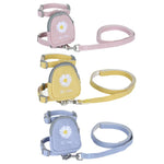ZiChen สายจูงแมว กระเป๋าเป้ปักสำหรับสัตว์เลี้ยงขนาดเล็ก, S, M, L