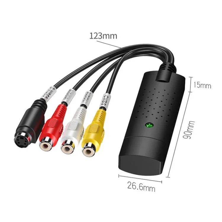 HW-1401 การ์ดจับภาพวิดีโอ USB การ์ดจับภาพ USB ชิป ms2100