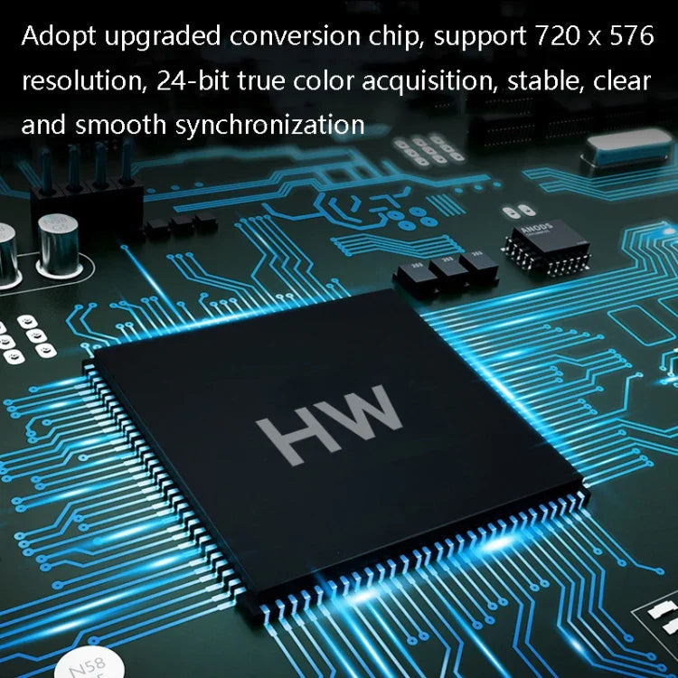 HW-1401 การ์ดจับภาพวิดีโอ USB การ์ดจับภาพ USB ชิป ms2100