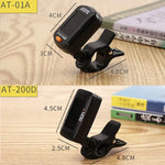 AROMA เครื่องตั้งสายกีตาร์ อูคูเลเล่ ไวโอลิน เบส อิเล็กทรอนิกส์มัลติฟังก์ชัน, AT-01A, AT-200D