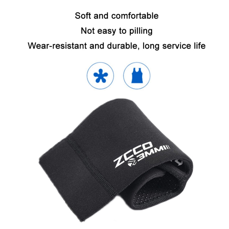 ถุงเท้าดำน้ำกันลื่นอบอุ่น ZCCO 3 มม. ป้องกันการสึกหรอสำหรับข้อเท้า, ขนาด 33-34, 35-36, 37-38, 39-40, 41-42, 43-44, 45-46