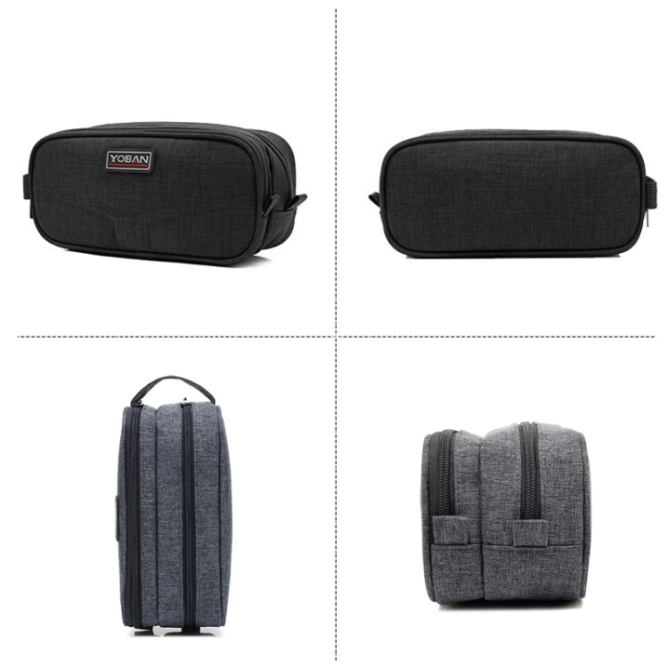 กระเป๋าเก็บอุปกรณ์ดิจิทัลเดินทาง YOBAN Y-1054 กันน้ำอเนกประสงค์ สำหรับสายชาร์จ, เครื่องชาร์จ, เครื่องอ่านการ์ด