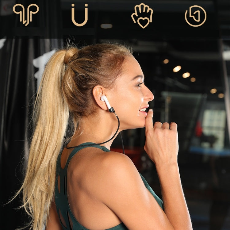 สายแม่เหล็กแข็งแรงกันหายสำหรับหูฟังไร้สาย Acrylic สำหรับ AirPods, สีแดง, สีดำ