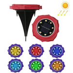 โคมไฟฝังดินรูปกลีบดอกไม้พลังงานแสงอาทิตย์ 8 LED 2 ชิ้น กันน้ำ สำหรับสนามหญ้าและสวน, สเปค:, ลิลลี่ม่วง (แสงขาว), ลิลลี่ม่วง (แสงวอร์ม), ลิลลี่ม่วง (แสงสีสัน), กุหลาบแดง (แสงขาว), กุหลาบแดง (แสงวอร์ม), กุหลาบแดง (แสงสีสัน)