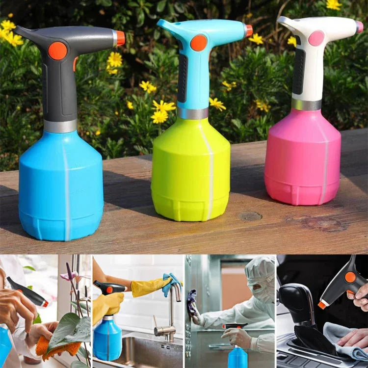 เครื่องพ่นฆ่าเชื้อไฟฟ้า USB กระป๋องรดน้ำในบ้าน ขวดพ่นแอลกอฮอล์อัตโนมัติ