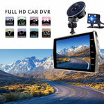 เครื่องบันทึกวิดีโอหน้ารถและหลังรถเลนส์คู่ 4 นิ้ว HD 1080P พร้อมระบบมองเห็นกลางคืน, 1080P