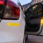 10 Sets High-brightness Laser Reflective Strip Warning Tape Decal Car Reflective Stickers Safety Mark, Red, Green, Blue, Yellow