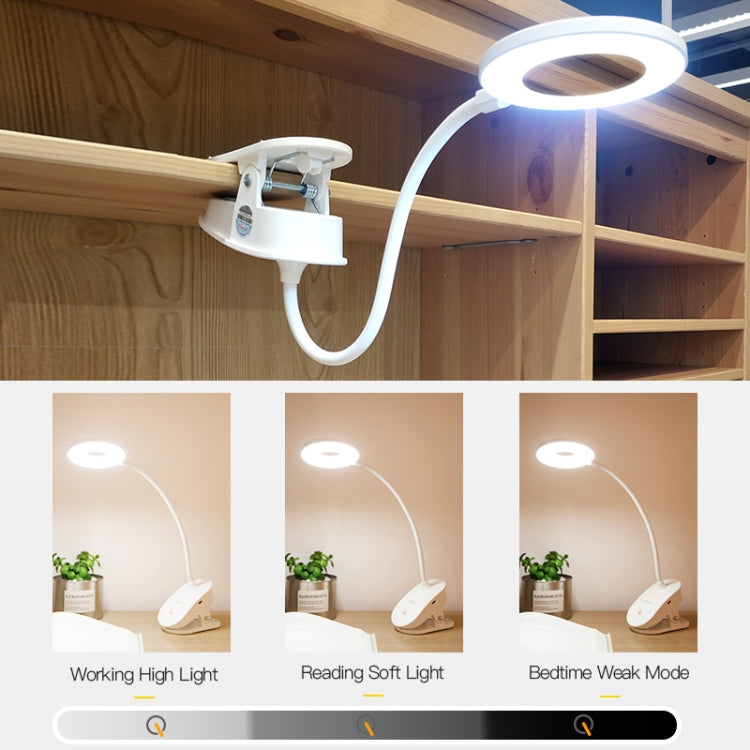 โคมไฟตั้งโต๊ะหนีบ YAGE YG-8102 2W 18 หลอด LED สวิตช์สัมผัส ปรับความสว่าง 3 ระดับ ปกป้องสายตา