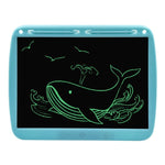 แท็บเล็ตชาร์จไฟ 15 นิ้ว กระดานเขียนคู่สำหรับวาดภาพและส่งข้อความ LCD สำหรับเด็ก, เส้นโมโนโครม (สีน้ำเงิน), เส้นโมโนโครม (สีชมพู), เส้นโมโนโครม (สีดำ), เส้นสีสันสดใส (สีน้ำเงิน), เส้นสีสันสดใส (สีชมพู), เส้นสีสันสดใส (สีดำ)