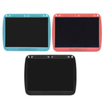 แท็บเล็ตชาร์จไฟ 15 นิ้ว กระดานเขียนคู่สำหรับวาดภาพและส่งข้อความ LCD สำหรับเด็ก, เส้นโมโนโครม (สีน้ำเงิน), เส้นโมโนโครม (สีชมพู), เส้นโมโนโครม (สีดำ), เส้นสีสันสดใส (สีน้ำเงิน), เส้นสีสันสดใส (สีชมพู), เส้นสีสันสดใส (สีดำ)