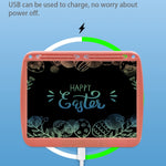 แท็บเล็ตชาร์จไฟ 15 นิ้ว กระดานเขียนคู่สำหรับวาดภาพและส่งข้อความ LCD สำหรับเด็ก, เส้นโมโนโครม (สีน้ำเงิน), เส้นโมโนโครม (สีชมพู), เส้นโมโนโครม (สีดำ), เส้นสีสันสดใส (สีน้ำเงิน), เส้นสีสันสดใส (สีชมพู), เส้นสีสันสดใส (สีดำ)