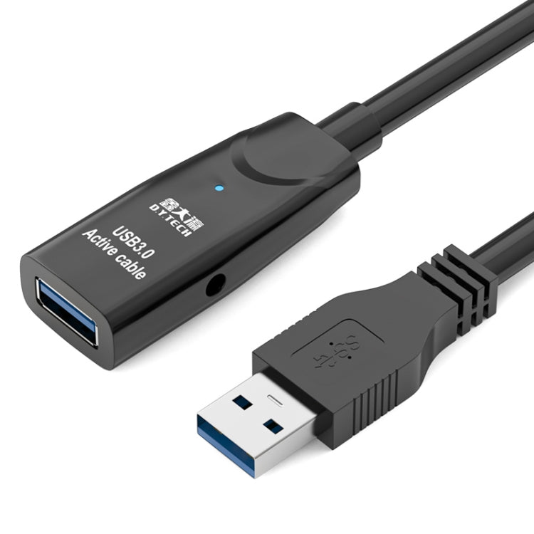 สายต่อขยาย USB 3.0 ตัวผู้เป็นตัวเมีย D.Y.TECH ชิปป้องกันสองชั้น, ความยาว: 10m, 15m