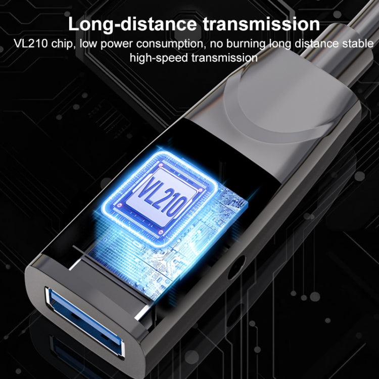 สายต่อขยาย USB 3.0 ตัวผู้เป็นตัวเมีย D.Y.TECH ชิปป้องกันสองชั้น, ความยาว: 10m, 15m