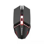 2 ชิ้น เมาส์เกมมีสาย K-Snake M11 4 ปุ่ม 1600DPI พร้อมไฟส่องสว่าง สำหรับโน้ตบุ๊กและเดสก์ท็อป ความยาวสาย: 1.5 เมตร