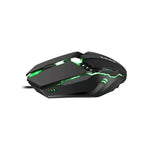2 ชิ้น เมาส์เกมมีสาย K-Snake M11 4 ปุ่ม 1600DPI พร้อมไฟส่องสว่าง สำหรับโน้ตบุ๊กและเดสก์ท็อป ความยาวสาย: 1.5 เมตร