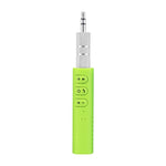 เครื่องรับเสียงบลูทูธ Lavalier 3.5 มม. พร้อมอะแดปเตอร์โลหะ H-139 สีดำ น้ำเงิน แดง ขาว เขียว