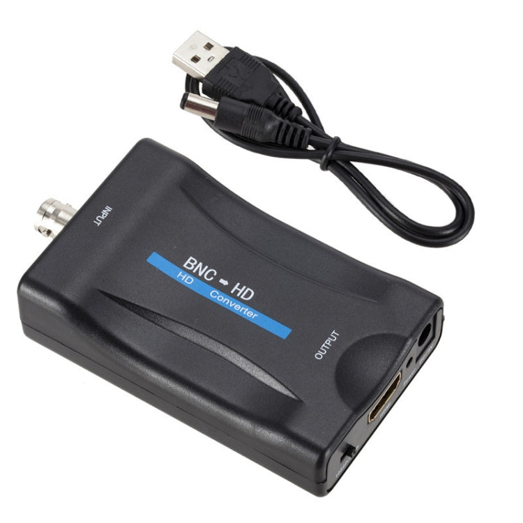 เครื่องแปลงสัญญาณเสียงและวิดีโอ HD จาก BNC เป็น HDMI ความละเอียด HD 1080P สำหรับการตรวจสอบ, BNC เป็น HDMI